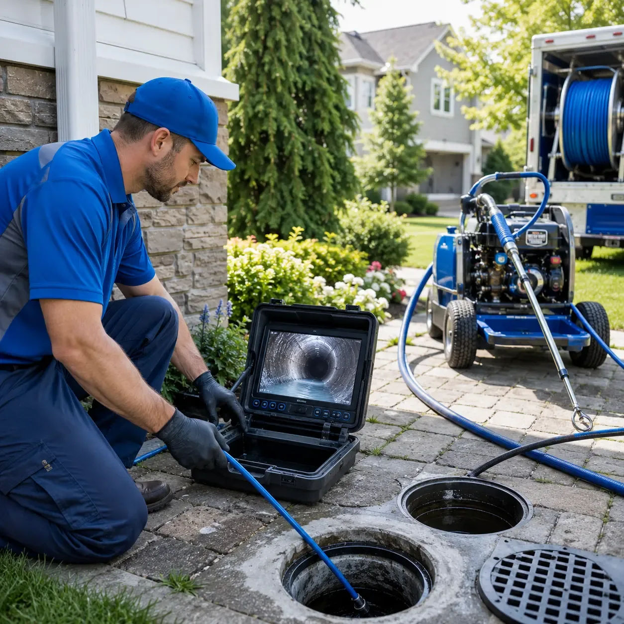 Outdoor drain cleaning professionals serving Waco, KY