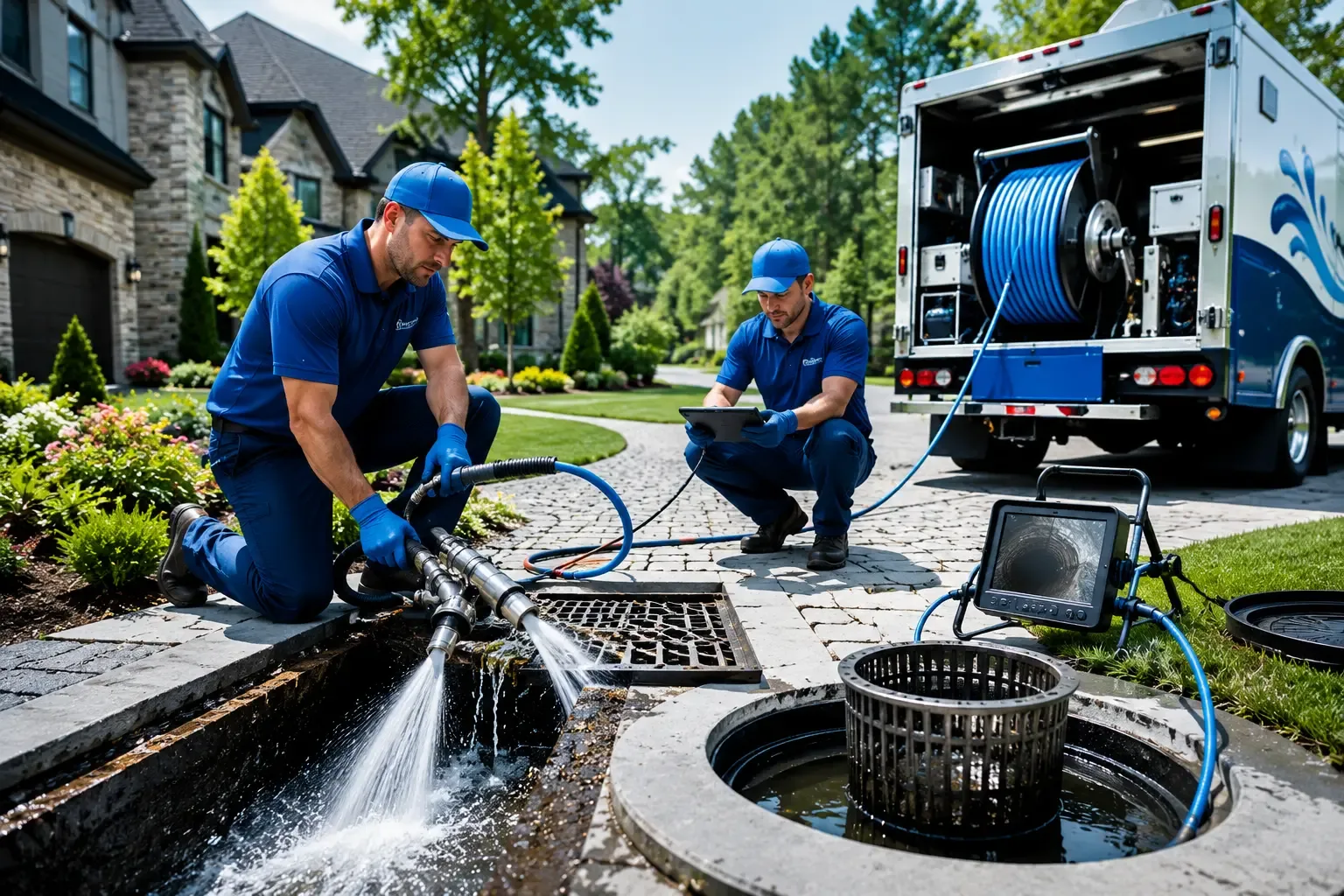 Local outdoor drain cleaning professionals in Waco, KY